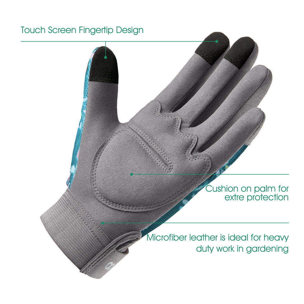 COOLJOB Thorn Proof Gardening Work Gloves Touch Screen, Puncture Resistant Anti-Slip