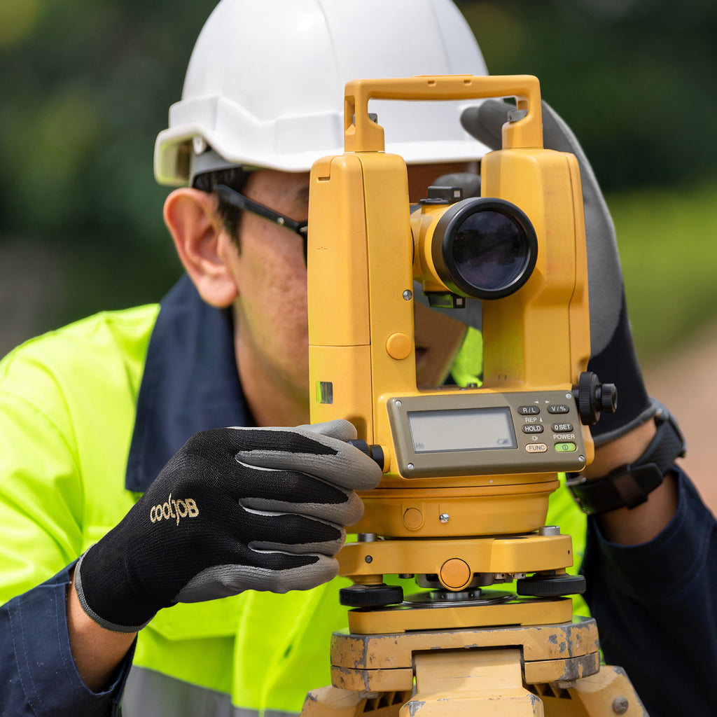 COOLJOB 6/60/120 Pairs Micro-Foam Nitrile Safety Work Garden Gloves with Touchscreen Fingers