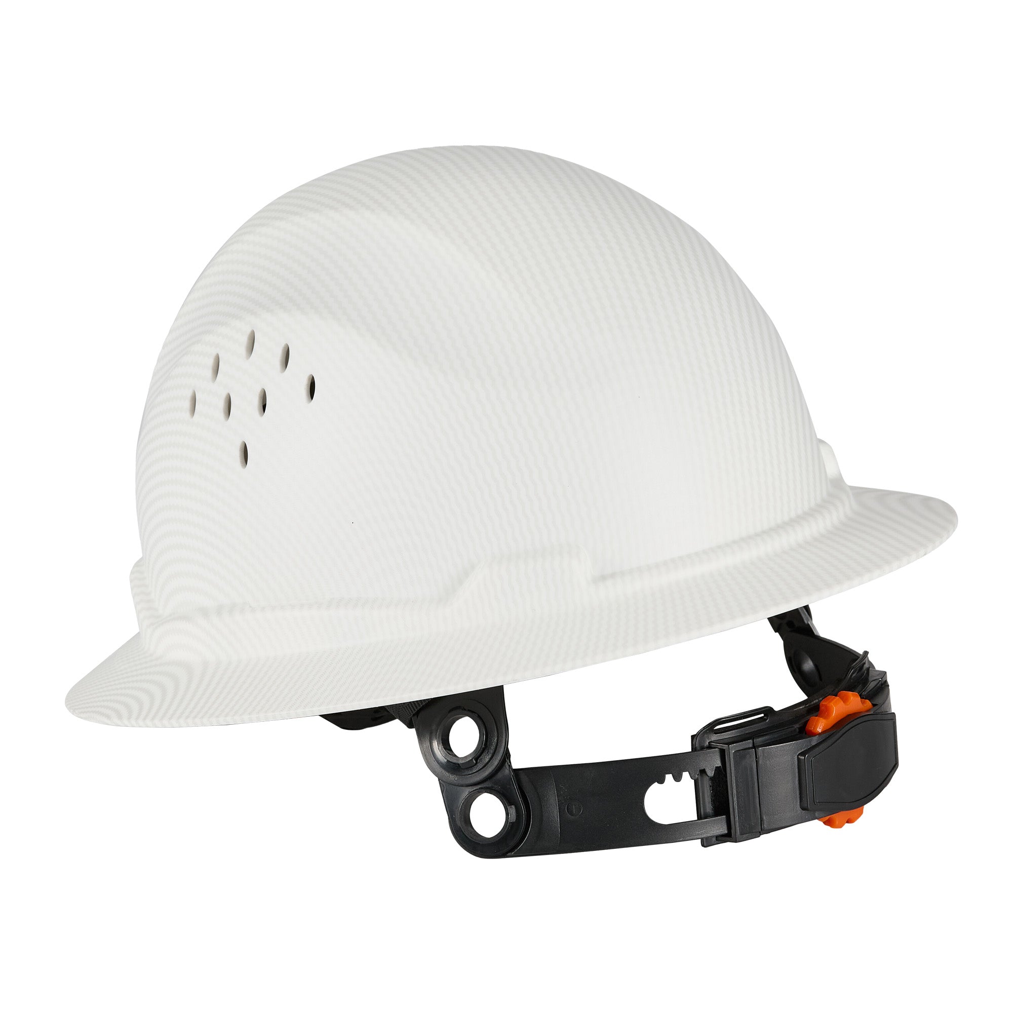 COOLJOB Full Brim Hard Hat, Vented Construction Safety Helmet OSHA Approved, 6-Point Ratchet Suspension