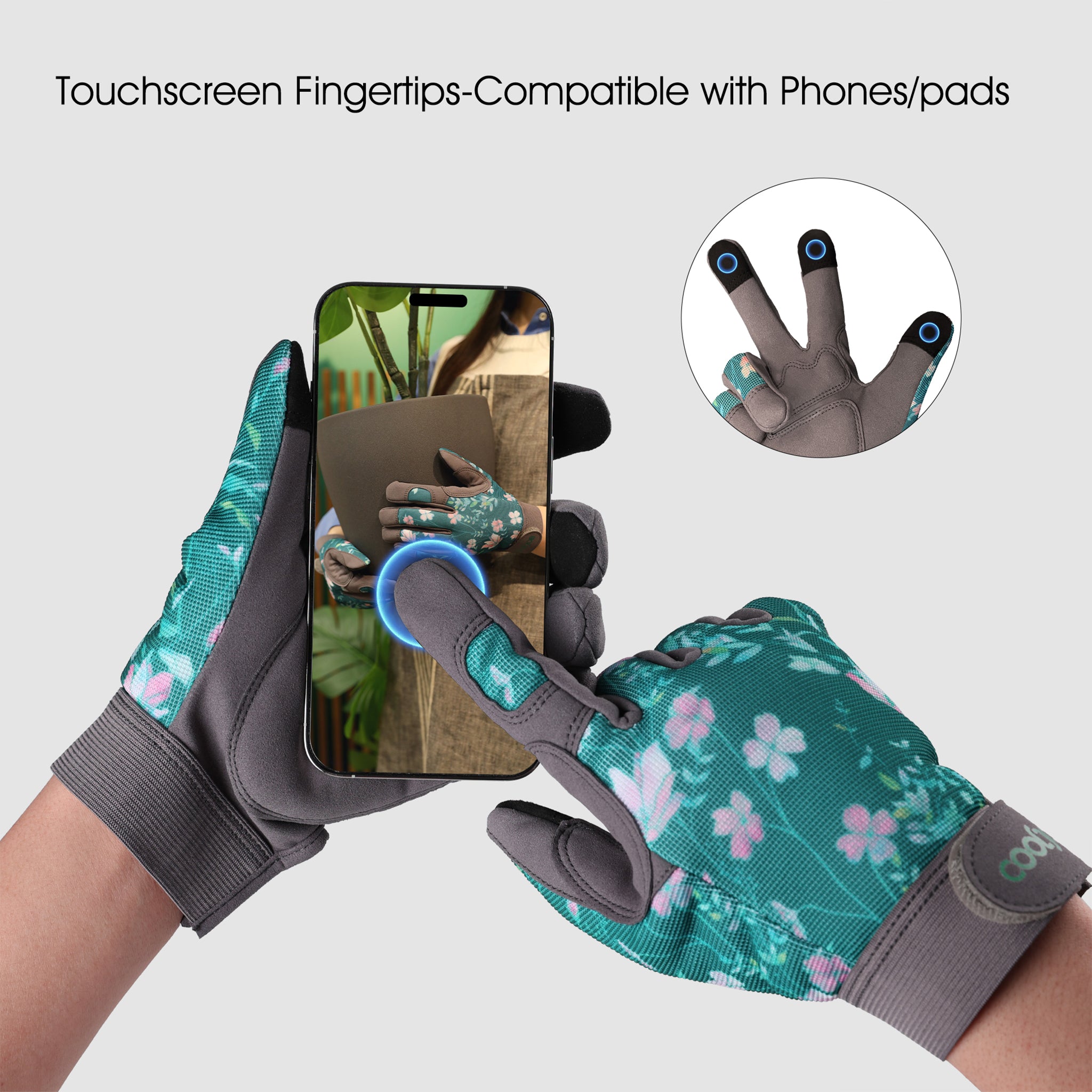 ladies thornproof gardening gloves Thorn Proof Gardening Work Gloves for Women, Puncture Resistant Anti-Slip, Touchscreen Small / 1 Pair