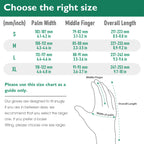 COOLJOB Thorn Proof Garden Gloves with Touchscreen Fingers (Navy)